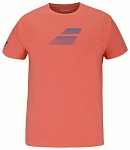(EU) Футболка для мальчиков Babolat Exercise, Оранжевая (XL/XXL)