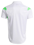 Поло мужское Joma Montreal Short Sleeve Polo M, Белое/зелёное (M)