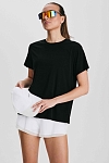 Футболка унисекс SURE Базовая из лиоцелла, Черная (L)