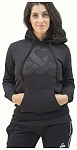 (EU) Худи женское Vibor-A Anaconda с капюшоном, Чёрное (L)