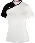 (EU) Футболка женская Mizuno Team Trad Soukyu, Белая (XL)