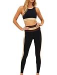 Леггинсы женские Beach Riot Mariella Legging W, Чёрные (XS)