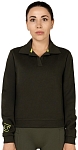 Свитшот женский Elewin Castor Dark Green, Темно-зеленый (M)