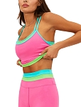 Топ женский Beach Riot Vinny Top W, Розовый (L)