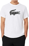 (EU) Футболка мужская Lacoste Core Performance, Белая, Чёрная (S)