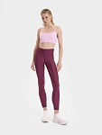 Леггинсы женские SURE Shiny, Бордовые (M)