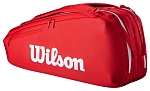 Сумка Wilson для тенниса Super Tour 6R 2025, Красная