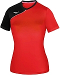 (EU) Футболка женская Mizuno Team Trad Soukyu, Красная (M)