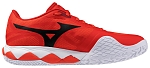 Кроссовки мужские Mizuno Wave Enforce Tour 2, Огненно-Красный/Белый/Томат, грунтовые, с технологиями Wave и Enerzy (р. EUR 44)