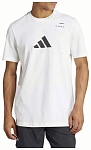 (EU) Футболка мужская Adidas с графическим принтом KME04, Белая (S)