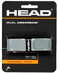 (EU) Грип для ракетки Head Dual Absorbing, Черный, Синий, Красный, Серый