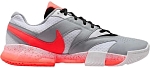 Кроссовки мужские Nike Court Vapor Lite 4 HC, Серый/Красный (р. 29)