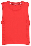 (EU) Майка женская Wilson Pro бесшовная, Красная (XL)