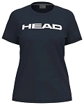 (EU) Футболка женская Head Club Original, Синяя (XS)