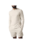 (CN) Лонгслив женский Alo Yoga Conquer Reform Long Sleeve With Hood с капюшоном, Белый (XL)