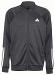 (EU) Ветровка мужская Adidas 3 полоски, Чёрная (S)