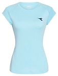 Футболка женская Diadora L. SS T-Shirt Tennis W, Голубая (XS)