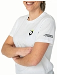 (EU) Футболка женская Lok Glacier A1Padel, Белая (S)