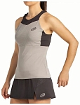 (EU) Майка женская Bullpadel Erare для Тенниса, Серая (XL)