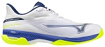 Кроссовки мужские Mizuno Wave Exceed Court, Белые/Синие, лёгкие, для активной игры (р. EUR 43)