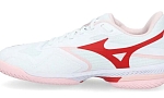 (EU) Кроссовки женские Mizuno Wave Exceed Court All Court White/Pink Women 61Ga2519, Белые (р. 42.5)