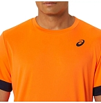 (EU) Футболка мужская Asics Court SS Top 2041A255, Оранжевая (S)