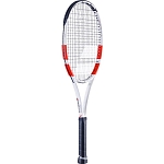 Ракетка для тенниса Babolat Pure Strike 98 18/20, с натяжкой, ручка 2, Серая/Ярко-красная