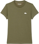 (EU) Футболка женская Lacoste Core Performance, Зеленая (р. 38)