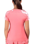 Футболка женская Mizuno Daybreakers Printed SS Tee W, Розовая (XS)