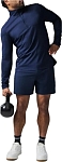 (CN) Лонгслив мужской Alo Yoga Conquer 1/4 Zip Reform, Синий (M)