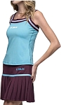 (EU) Майка женская Siux Apex, Голубая (XL)