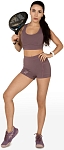 Топ женский спортивный Elewin Pulsar Lilas, Сиреневый (S)