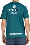 (EU) Футболка мужская Bullpadel Paquito 25I, Зеленая (XL)