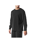 (CN) Лонгслив Alo Yoga Elevate Waffle Long Sleeve Crew, Чёрный (S)