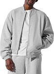 (CN) Бомбер Alo Yoga Renown Varsity Jacket, Серый (S)