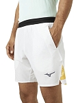 Шорты мужские Mizuno Daybreakers 8in Shorts M, Белые/Оранжевые (S)