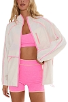 Куртка женская Beach Riot Mel Jacket W, Белая/Розовая (S)