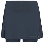 (EU) Юбка женская Head Club Basic 814399, Синяя (XS)