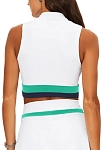 Топ женский Beach Riot Eta Top W, Белый/Зеленый (M)
