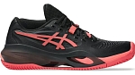 (EU) Кроссовки женские Asics Gel-Resolution X Clay Black Women 1042A277, Чёрные (р. 40)