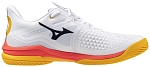 Кроссовки мужские Mizuno Wave Exceed Tour 6 AC, Белый/Красный/Чёрный, с технологией Mizuno Wave (р. 44)