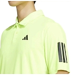 (EU) Поло мужское Adidas Club с тремя полосками KUE81, Жёлтое (M)