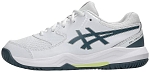 Кроссовки для мальчиков Asics GEL-DEDICATE 8 GS, Белые/Темно-зеленые, с технологией GEL (р. 35)
