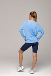 Лонгслив женский SURE ADCX42003, Голубой (M/L)