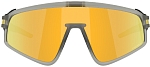 Очки солнцезащитные Oakley Latch Panel Matte Grey Ink, Серый/Мультицветные Линзы