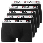 (EU) Боксеры мужские Fila, 5 пар, Чёрные (2XL)