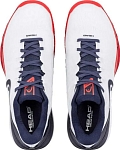(EU) Кроссовки мужские Head Revolt Pro 5.0 Clay White/Red 273276, Белые (р. 44)