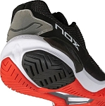 (EU) Кроссовки женские Pickleball Nox Lux Nexo Clak/Red Lava Calpbluxnebr, Чёрные (р. 39)