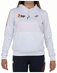 (EU) Толстовка женская Bullpadel Evoca с капюшоном, Белая (XS)