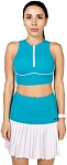 Топ спортивный женский Elewin Blazing Turquoise, Бирюзовый (L)
